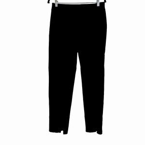 Eileen Fisher Black Pull On Stretch Straight Leg Pants Size Small Elastic Waist